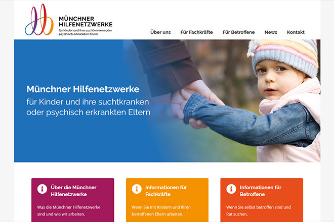 Münchner Hilfenetzwerke für Kinder und ihre suchtkranken oder psychisch erkrankten Eltern