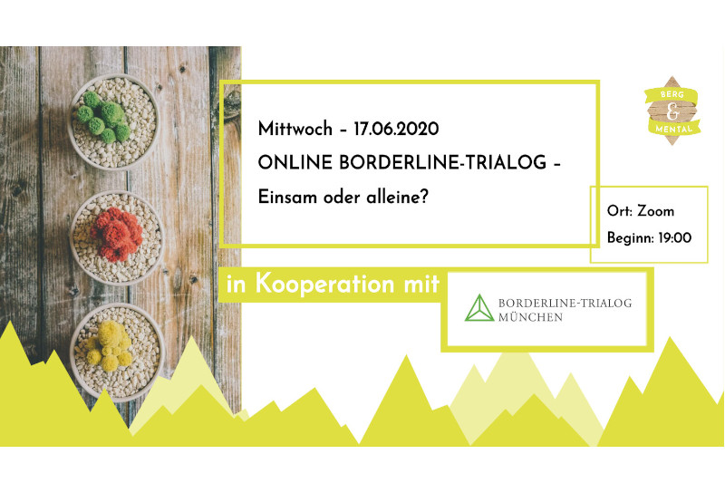 Einladung zum Borderline-Trialog ONLINE am 17.06.2020